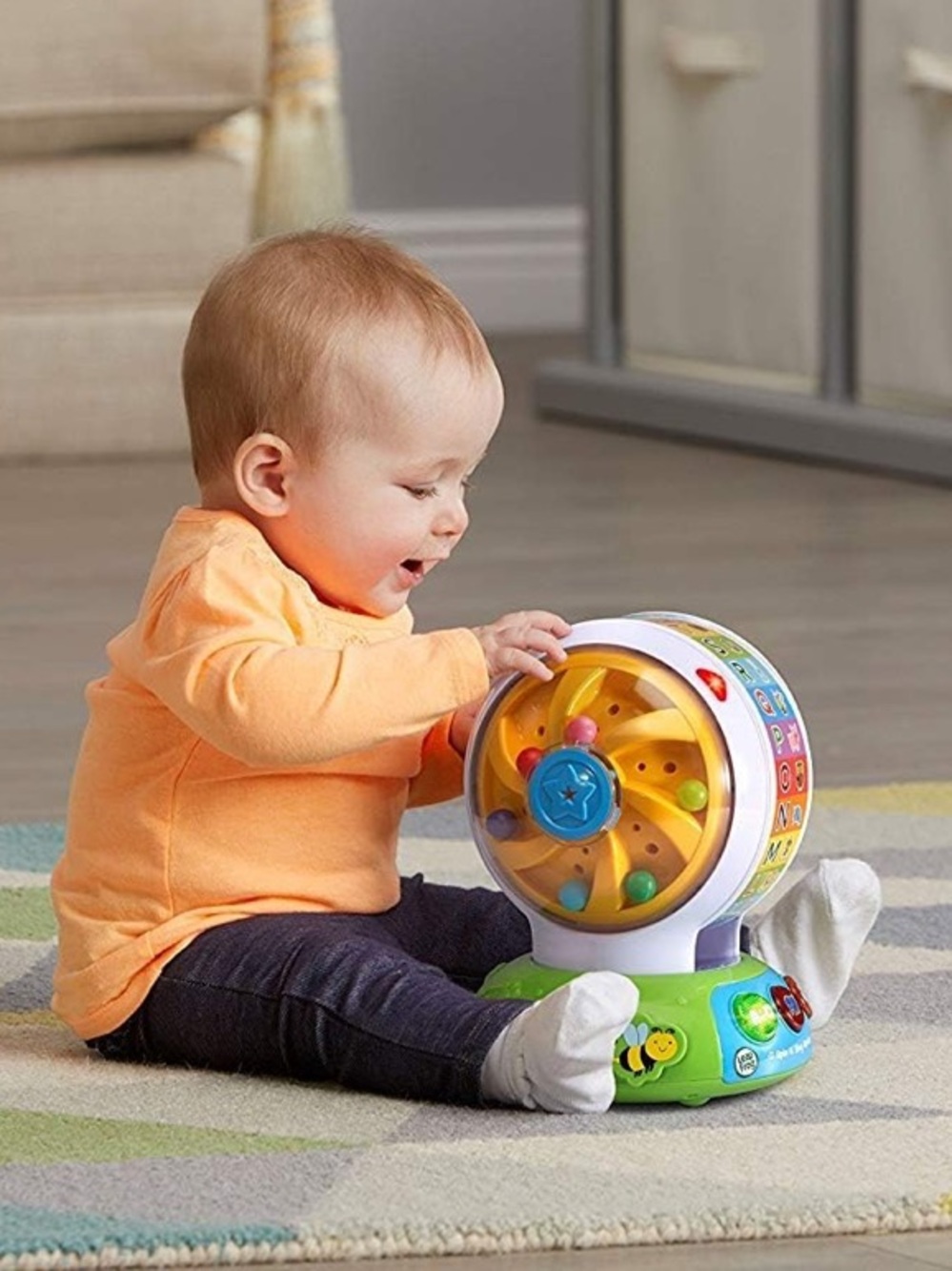 Spin & Sing Alphabet Globe - Interactive Learning Toy - Picture 2 of 6